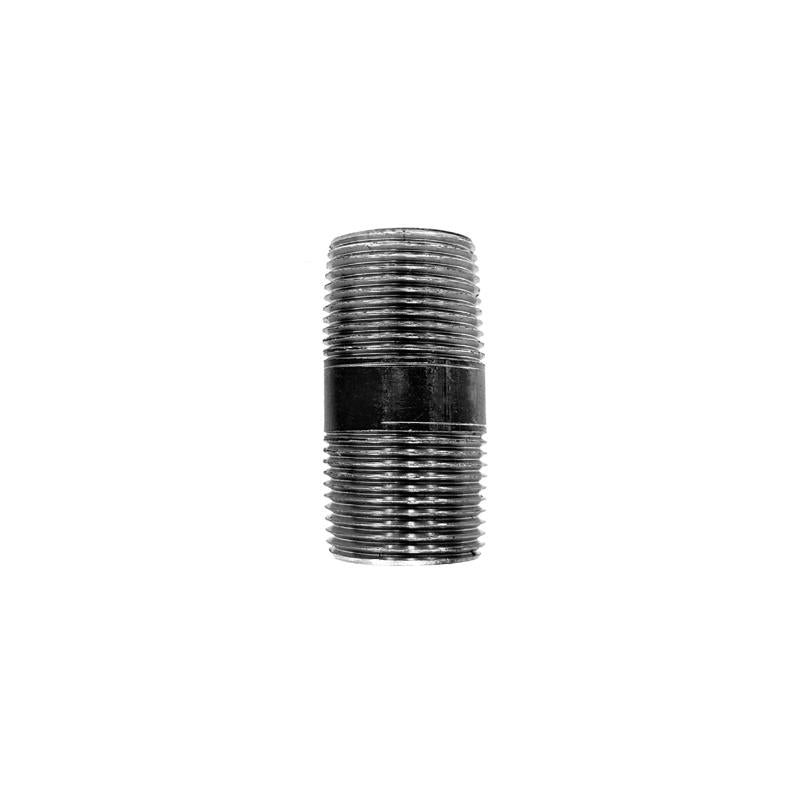 NIPPLE BLACK 3/4"X2" - Pack of 5