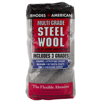 STEEL WOOL PAD ASST 12PK - Pack of 6