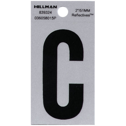2" Blk/slv C ADHV 1PC - Pack of 6