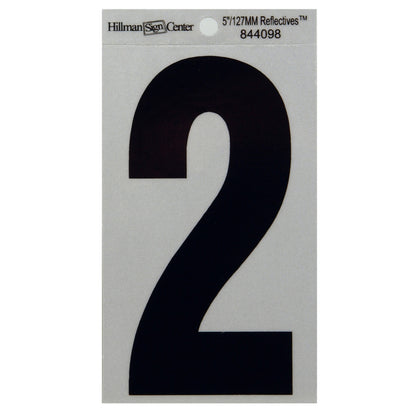 5" Blk/slv #2 ADHV 1PC - Pack of 6