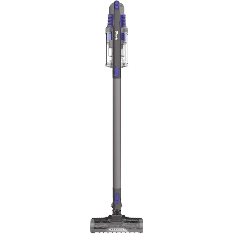 Emery Jensen Shark Cordless Stick Vacuum showcasing lightweight design and handheld functionality for easy cleaning.