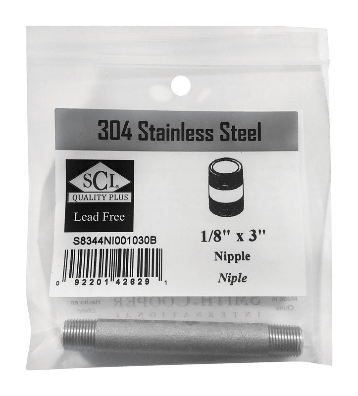 NIPPLE SS 1/8"X3"