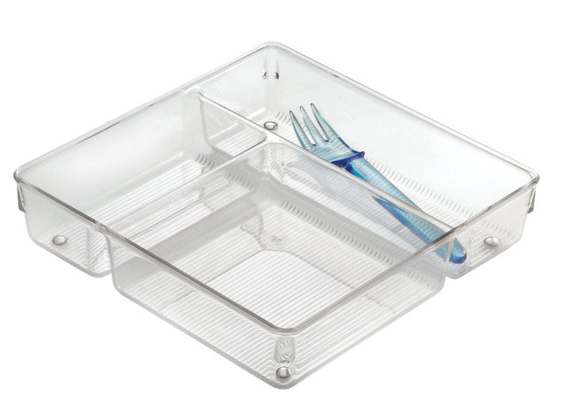 Emery Jensen DRW ORG LINUS 9x9x2-inch storage drawer organizer with multiple compartments for organization and storage.
