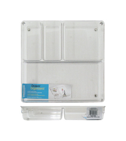 Emery Jensen Linus storage drawer organizer with multiple compartments for organizing small items in a drawer.