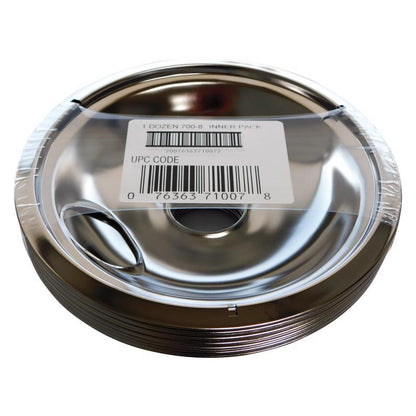 Emery Jensen 8-inch stove reflector bowl extender in a 12-pack, designed for enhancing stove safety and functionality.