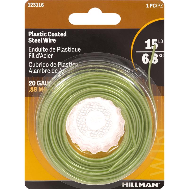 Emery Jensen HBY wire PC 18GA stovepipe weaving mechanical wire, 75 feet per pack, six packs for HVAC or crafting projects.