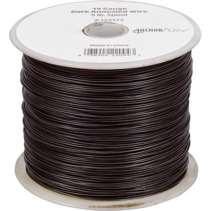 Emery Jensen mechanics wire 20GA 1540 for stovepipe weaving, shown coiled and ready for HVAC or craft use.
