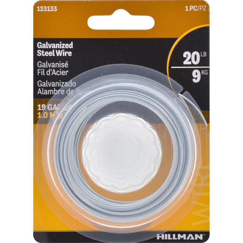WIRE STEEL GALV 19GA 50' - Pack of 10