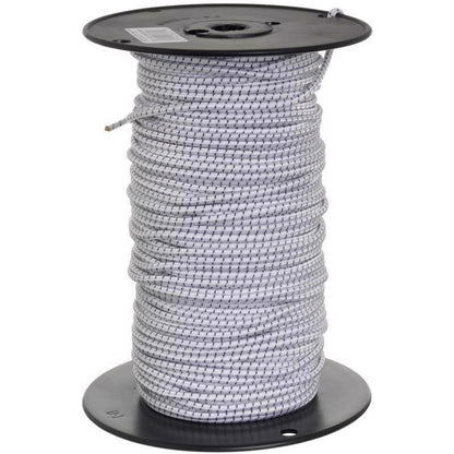 Emery Jensen stretch cords with hooks, 5/32-inch x 300-foot reel, flexible bungee cords for securing items.