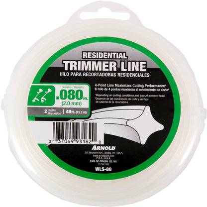 TRIMMER LINE .080"d 40'L