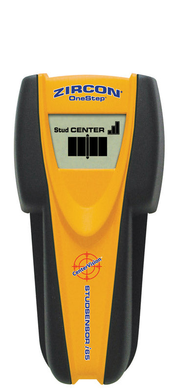 Emery Jensen STUDSENSOR I65 ONESTEP stud sensors detecting metal studs behind wall surfaces.