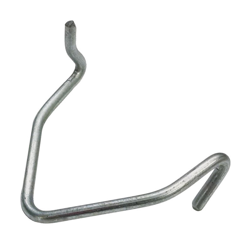 Set of 25 Emery Jensen studded T-post clips for secure fencing, shown in an image with multiple clips attached to T-posts.