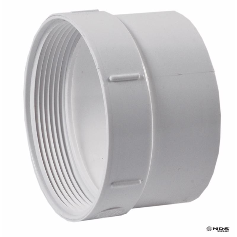 ADAPTR CLEAN PVC4"SPIGXF