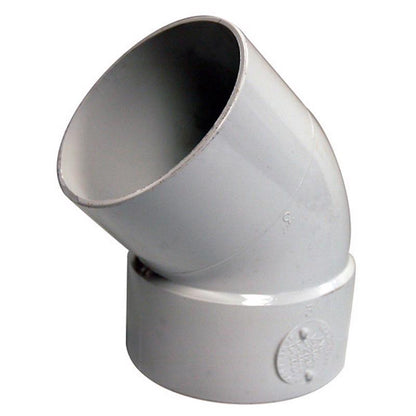 Bend-spigot 1/8 PVC 3"