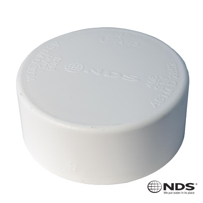 CAP PVC S&d 4" SOLV WELD