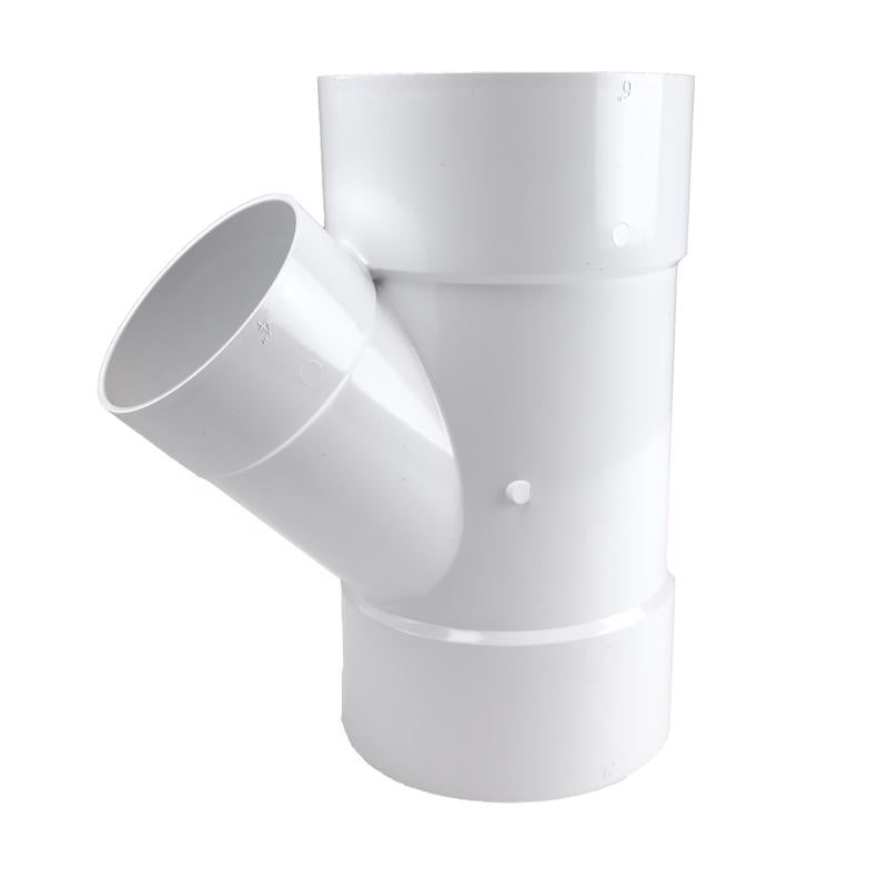 Y PVC S&d 6X6X4" HXHXH