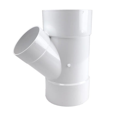 Y PVC S&d 6X6X4" HXHXH