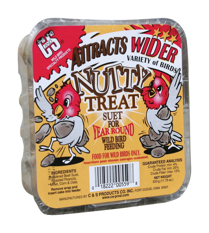 NUTTY TREAT SUET 11.75oz - Pack of 12