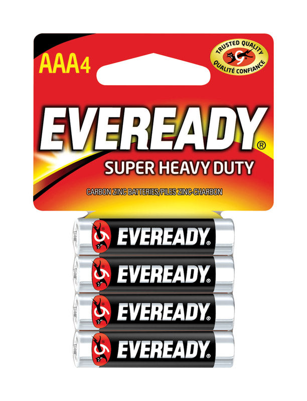 Emery Jensen super heavy duty AAA batteries, 4-pack, shown in a pack of 24 for long-lasting power and reliable performance.