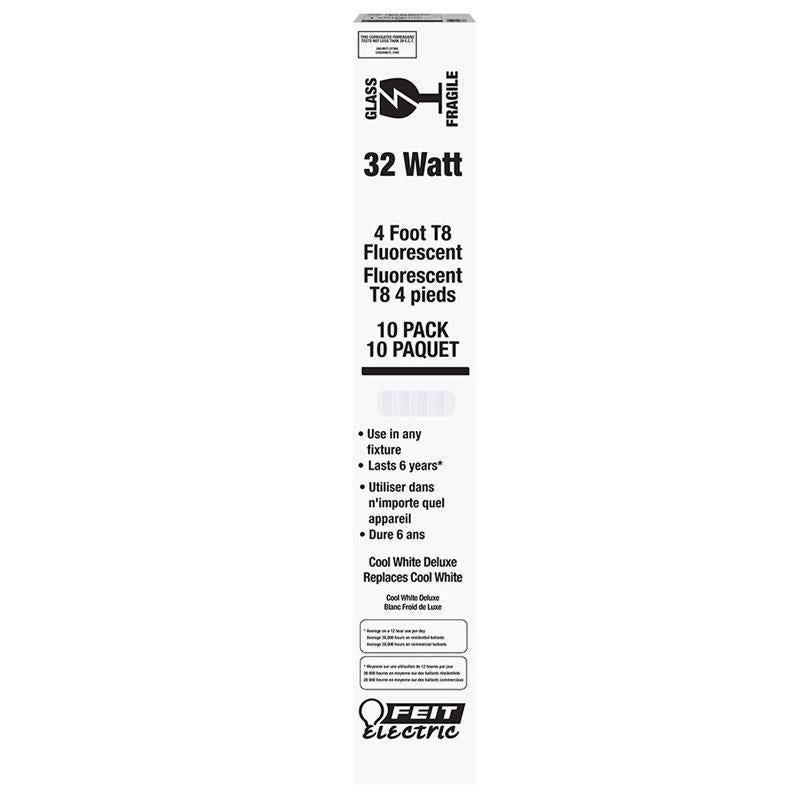 BULB FLUO T8 48"32W 10PK