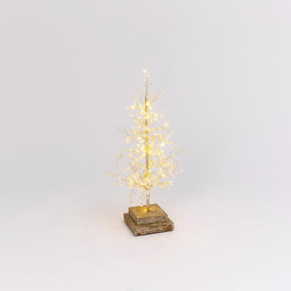 Emery Jensen CMAS B/O Tree 16-inch tabletop accent tree with lush green foliage on a decorative base.