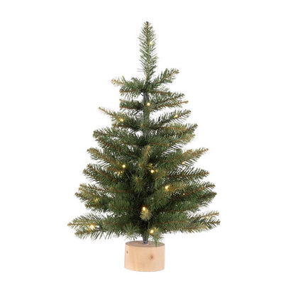 Set of four Emery Jensen CMAS TABLE Tr/brlp BS 2' tabletop accent trees with realistic foliage for home decor.