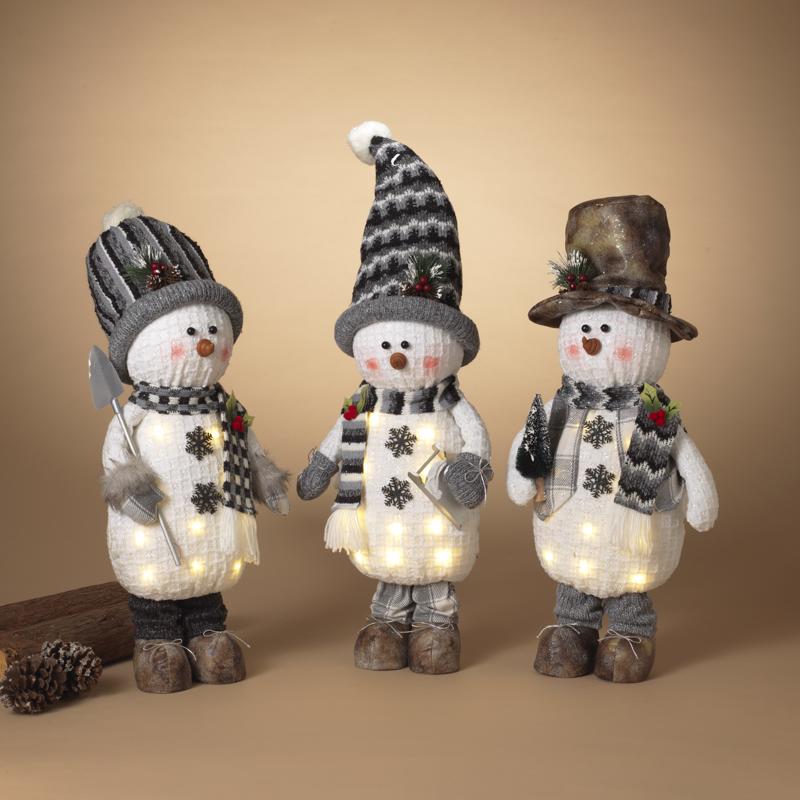 22 INCH LIGHTED PLUSH SN - Pack of 6