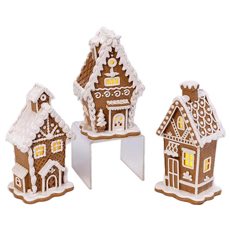 TALL GINGRBRD HOUSE - Pack of 3