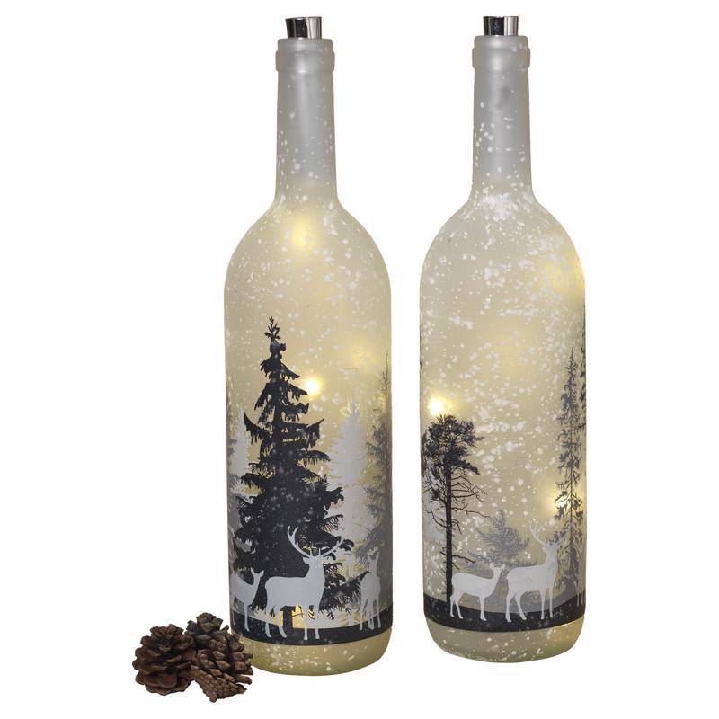 FOREST SCENE GLS BTL - Pack of 6