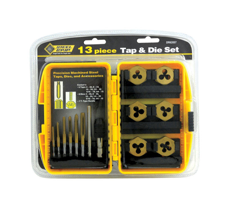 TAP & DIE SET (sae) 13PC