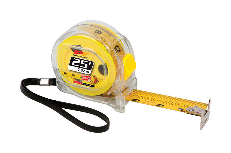 DOUBLE SIDE TP MEASR 25' - Pack of 8