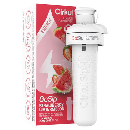 Emery Jensen flavored creamer straw with watermelon flavor, designed for teas and drinks, in a sleek packaging.