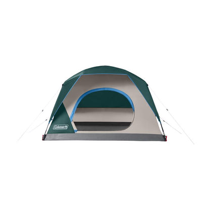 Green Emery Jensen 2-person dome tent, 7x5 feet, with waterproof fabric and durable poles for camping and outdoor use.
