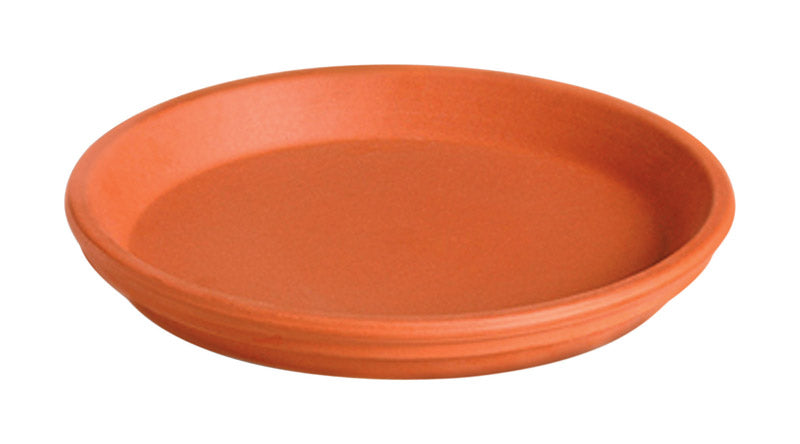 RED CLAY SAUCER 7.5" - Pack of 16