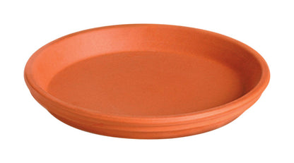 RED CLAY SAUCER 7.5" - Pack of 16