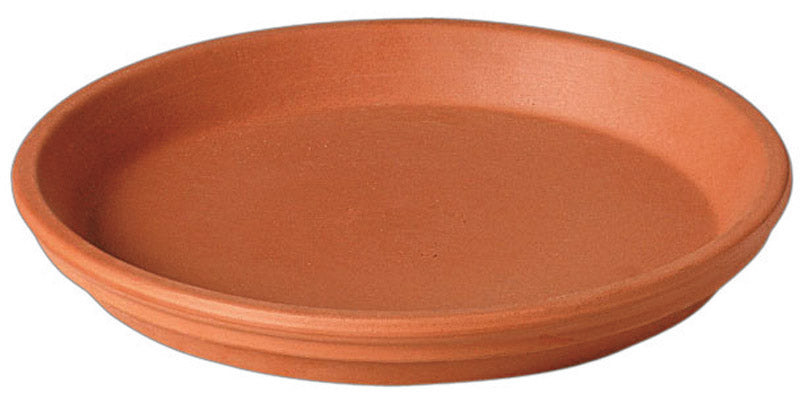 RED CLAY SAUCER 9.8" - Pack of 12