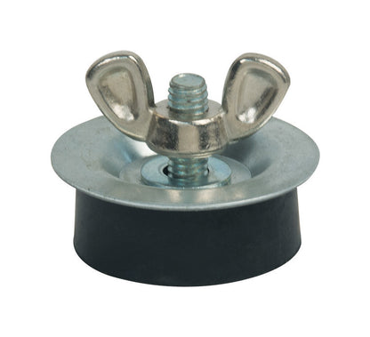 Emery Jensen Econo Plug 2-inch test plug used for sealing and testing pipes, with a sturdy rubber construction.