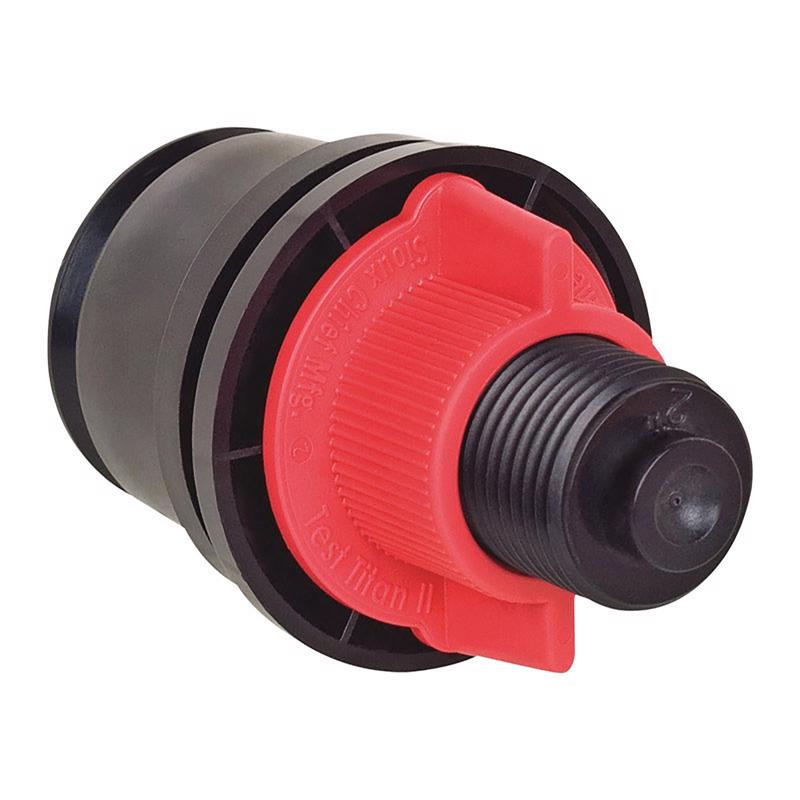 Emery Jensen 2-inch test plug slip used for pipe sealing and testing in plumbing applications.