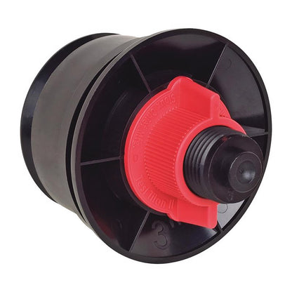 Emery Jensen 3-inch test plug slip for sealing pipes, made of durable rubber, used in plumbing and testing applications.