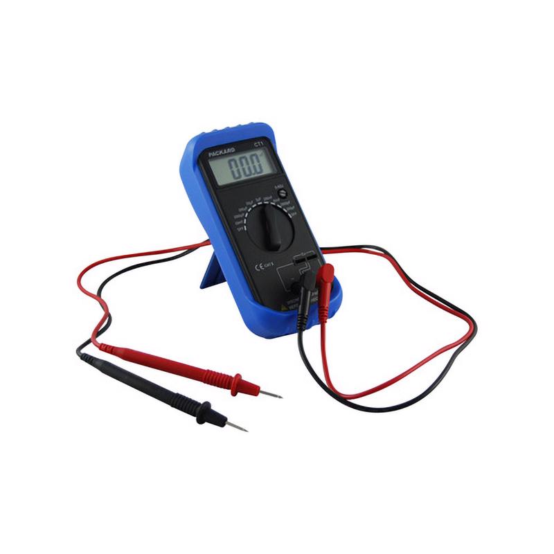 Emery Jensen digital blue 9V tester fuse for electrical testing and circuit evaluation.