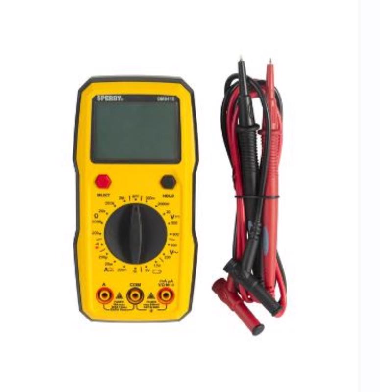 MULTIMETER LCD Blk/ylw