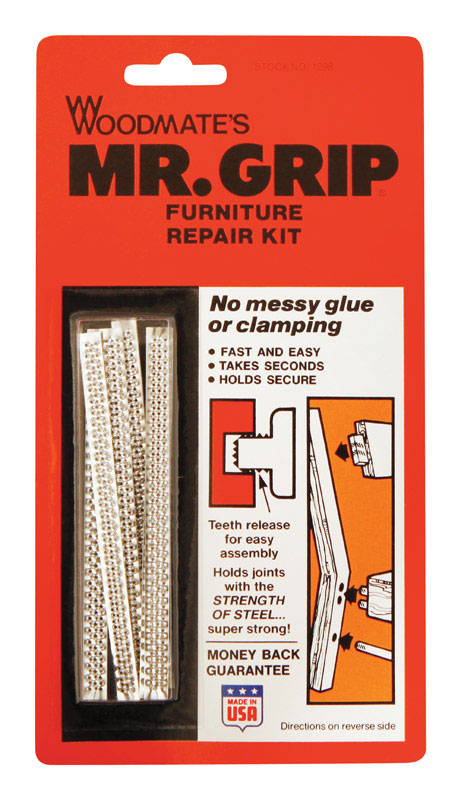 Emery Jensen threaded inserts wood repair kit 1/4x4 inches, with metal inserts and tools for wood repair and reinforcement.