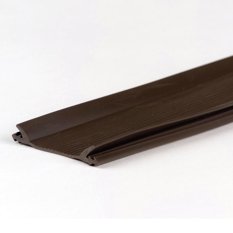 Emery Jensen vinyl bronze threshold strip for doorways, durable and stylish door transition solution.
