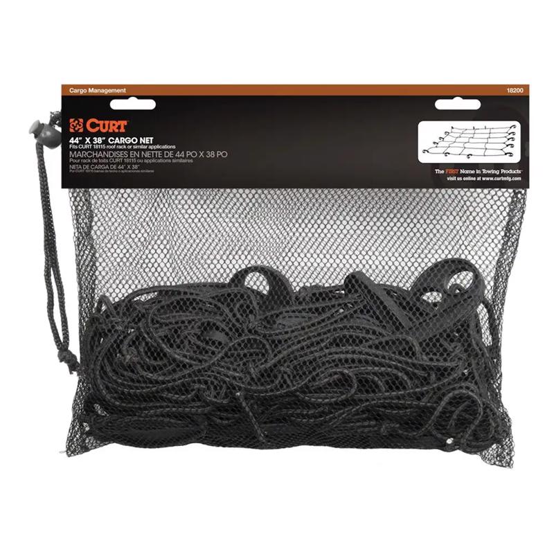 ADJSTBL CRGO NET BLK 44"