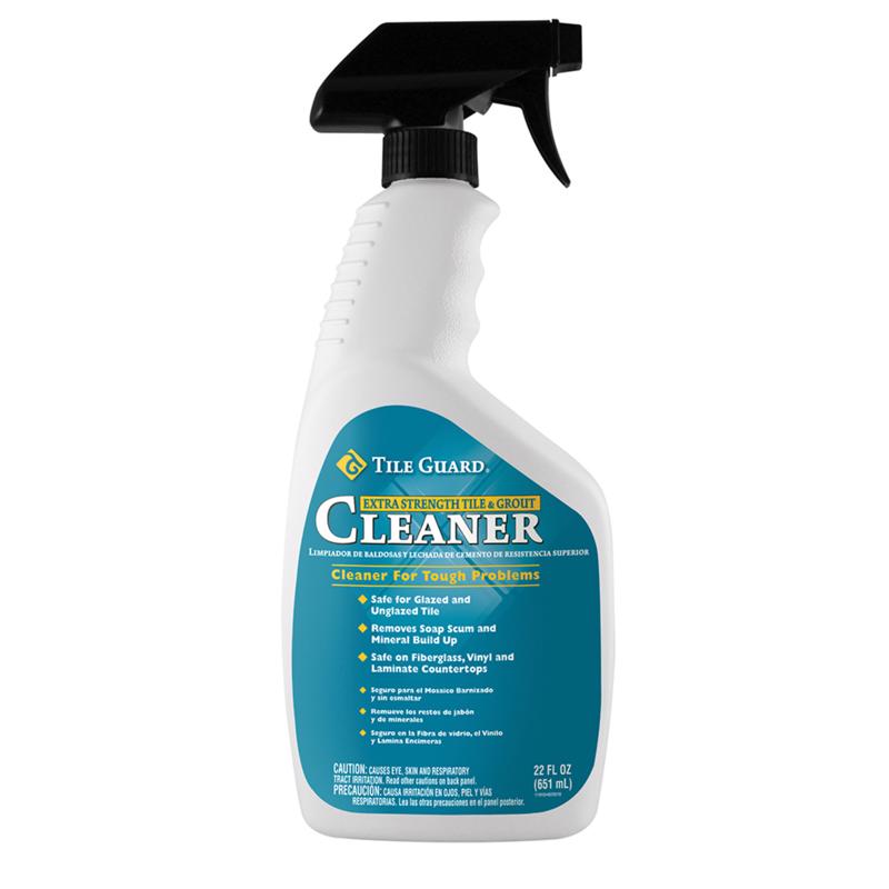 Emery Jensen CLEANR Tile Grout Cleaner 22oz, pack of 6, in bottles with label, for cleaning and brightening grout lines.