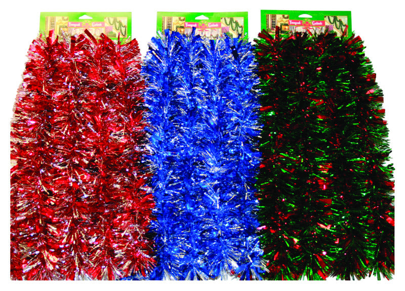 MEGA WIDE TNSL GARLND12' - Pack of 6