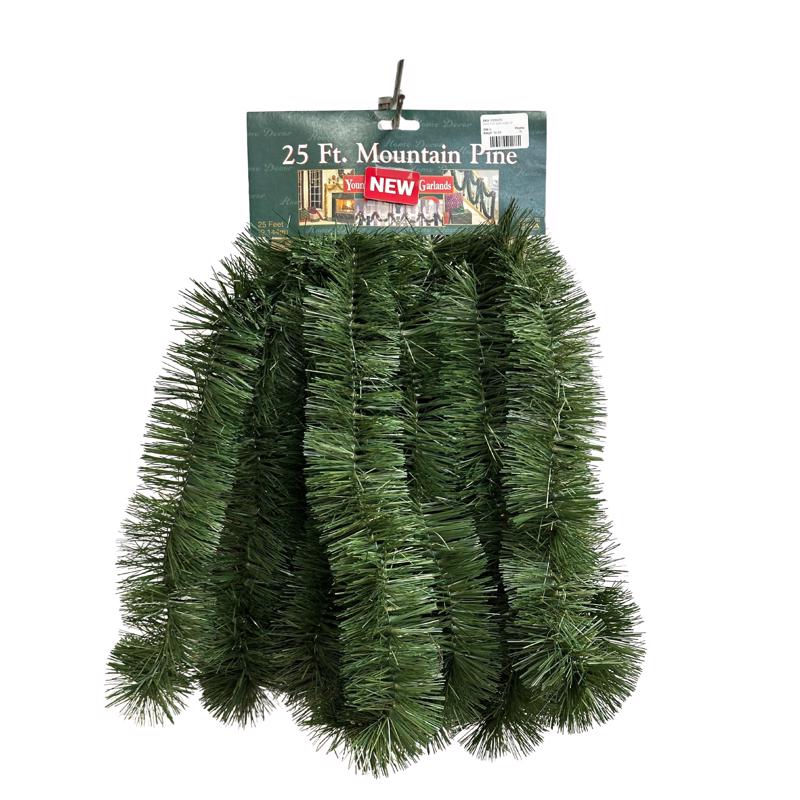 PINE PVC GARLAND 25' - Pack of 6
