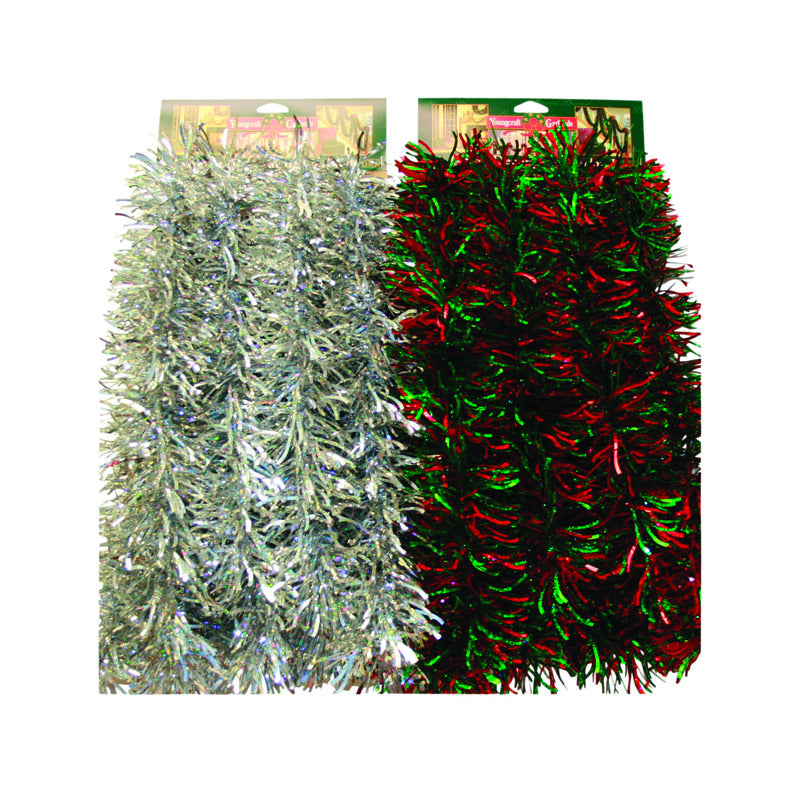 WAVE TINSL GARLND AST10' - Pack of 6