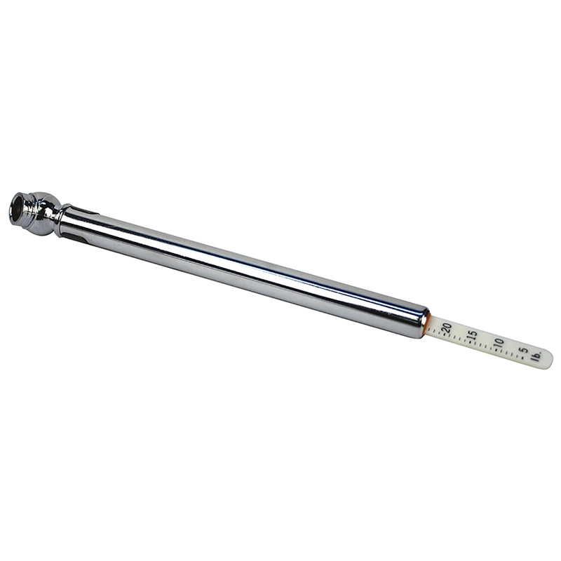 Emery Jensen tire gauge pencil with a compact design for checking tire pressure and valve functionality.
