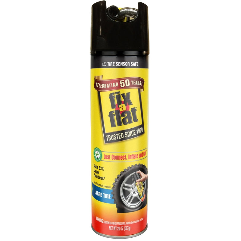 Emery Jensen Fix-a-flat TireSeal 20oz tire repair sealant pack of 6, for quick and effective flat tire repairs.